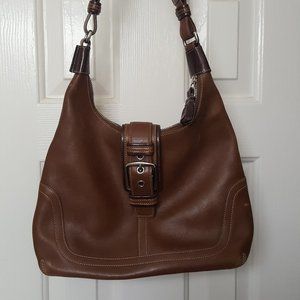 Brown Leather Coach Purse